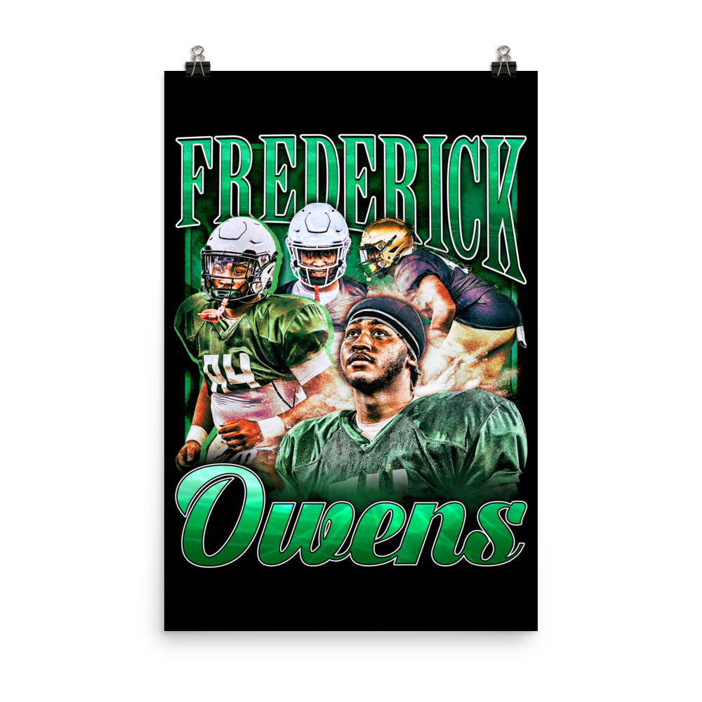 FRED OWENS 24"x36" POSTER